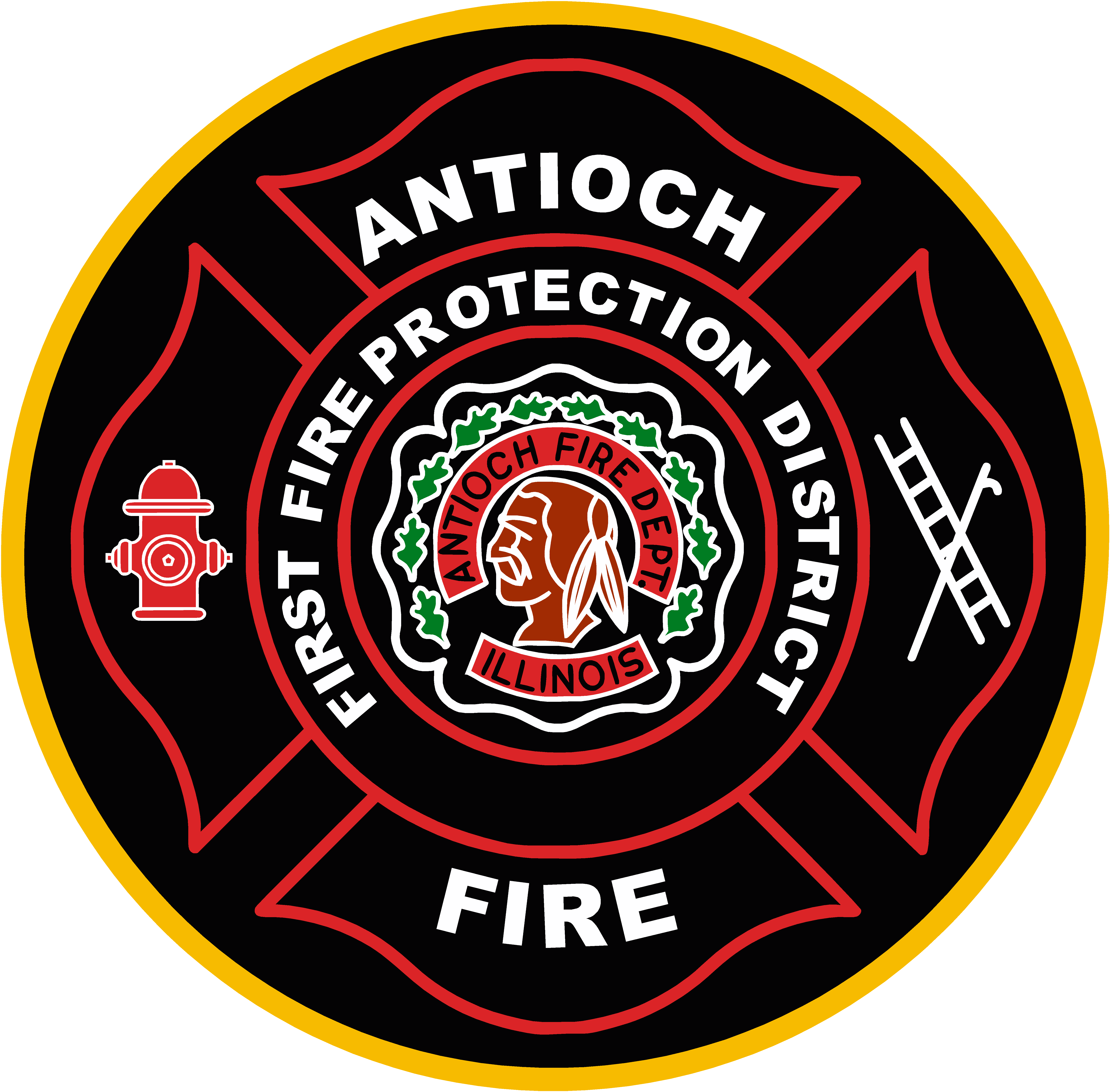 Antioch Fire Department logo patch